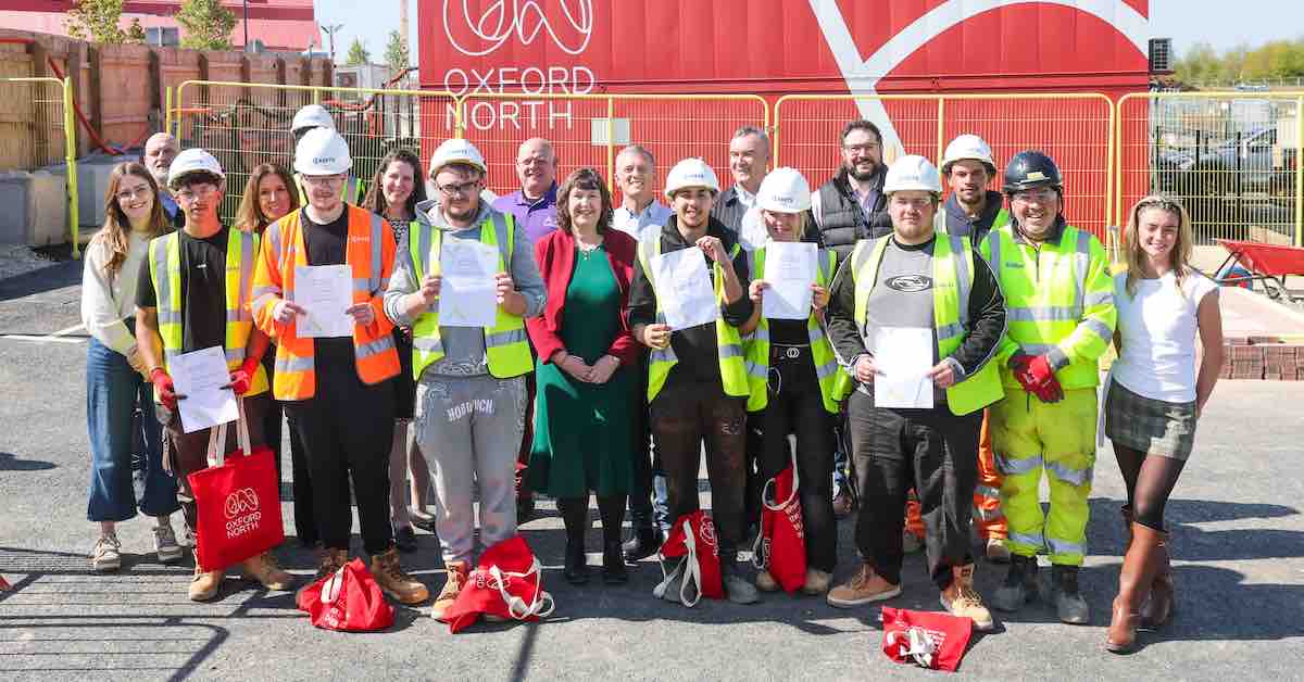 First students graduate at new Oxford North training programme