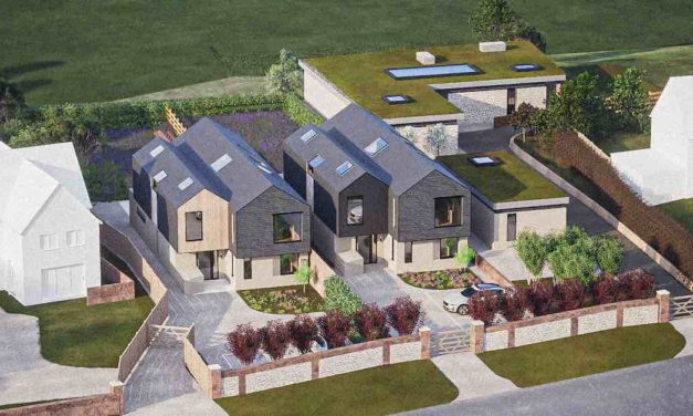 Rare self-build homes go on the market