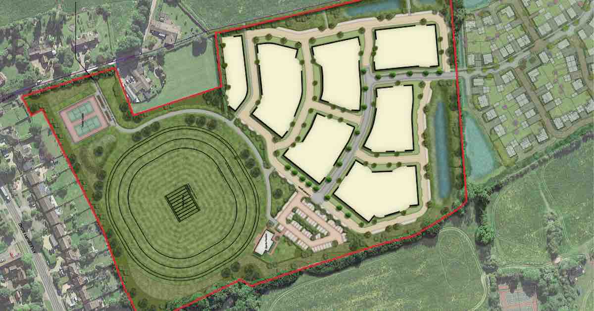 115 homes and sports pitches planned for Aylesbury