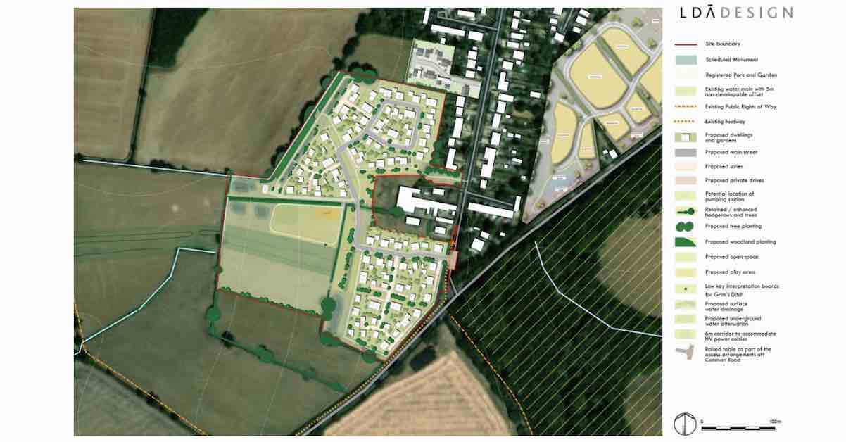 Plan for 115 homes in West Oxfordshire