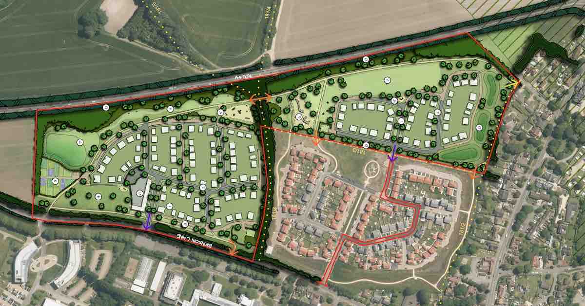 Plan for up to 195 homes at Oxfordshire village