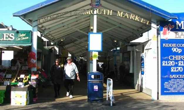 Work starts at Market Way, Great Yarmouth