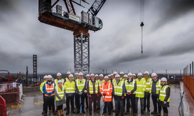 Slough scheme tops out eight weeks early