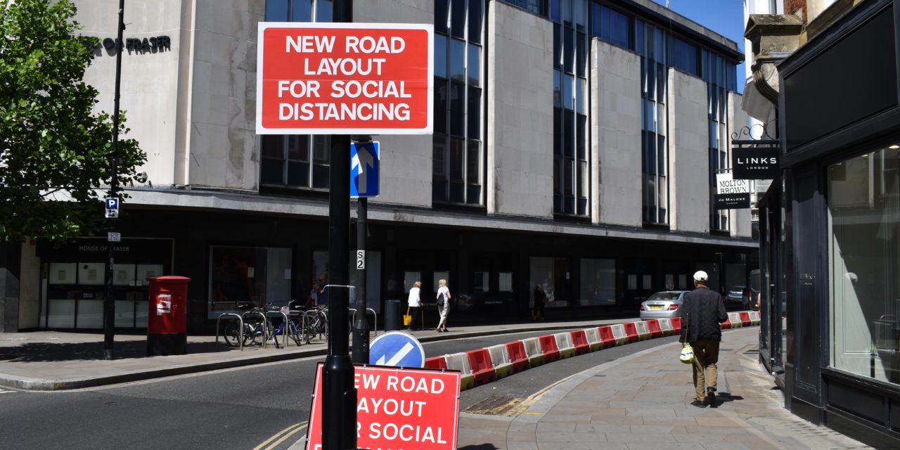 Wider paths and cleaner air in West London