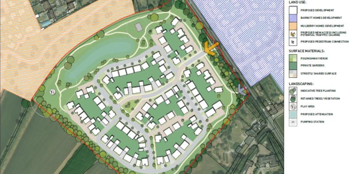 New resi scheme planned for Lower Stondon in Bedfordshire