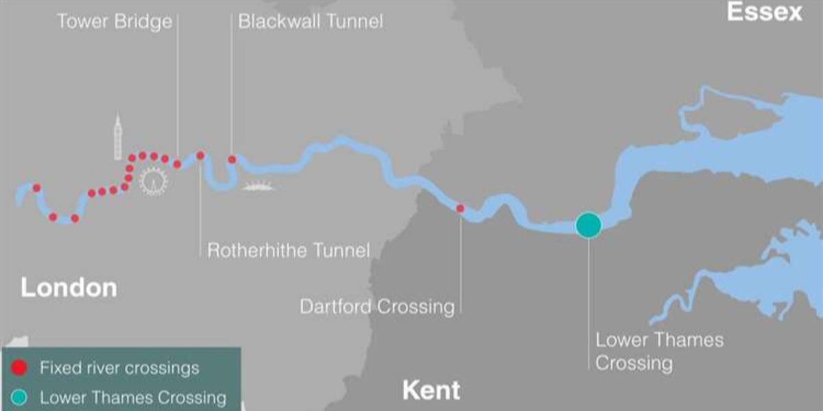 £7bn for funding Lower Thames Crossing