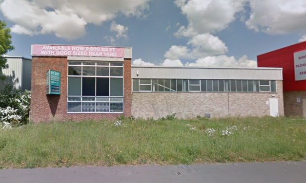 Gym and parkour plan for industrial unit