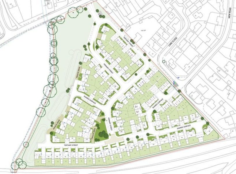 Plans submitted for 80 luxury homes on Bedford outskirts