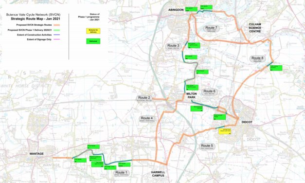 Science Vale Cycle Network routes open
