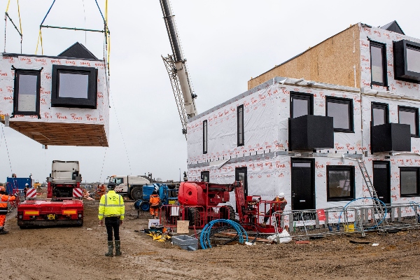 Modular homes arrive in Cambridgeshire’s new town