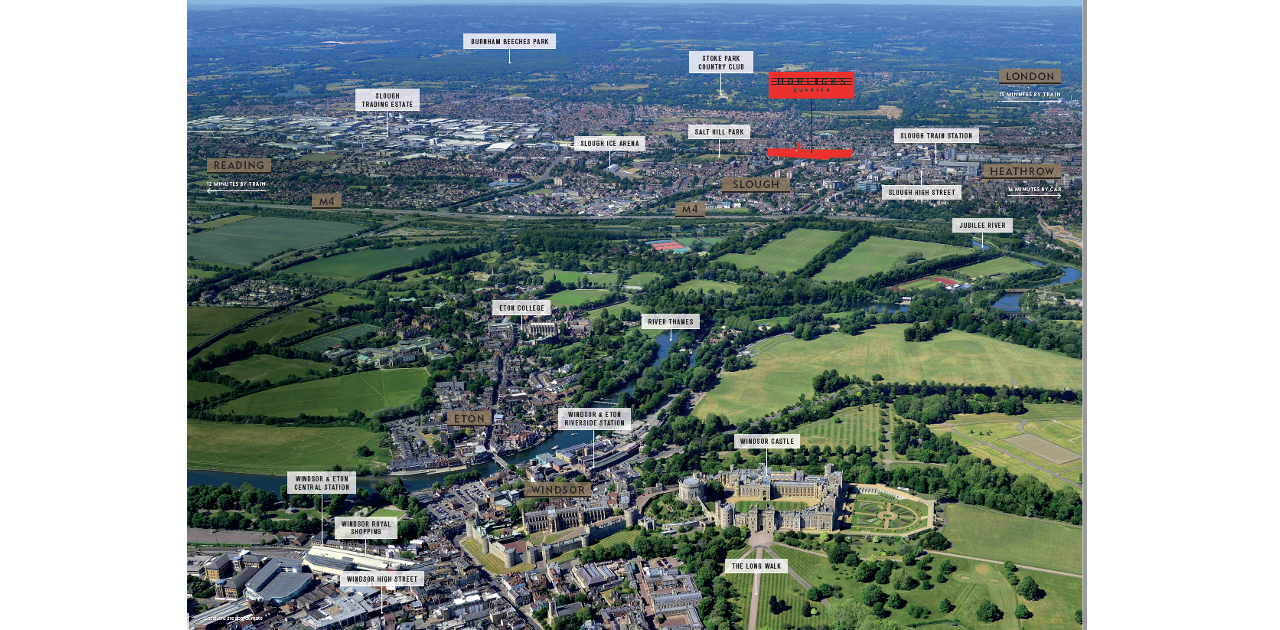 Slough is 46 per cent cheaper than its neighbours