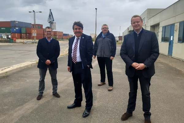 Local MP checks progress of Thames Enterprise Park