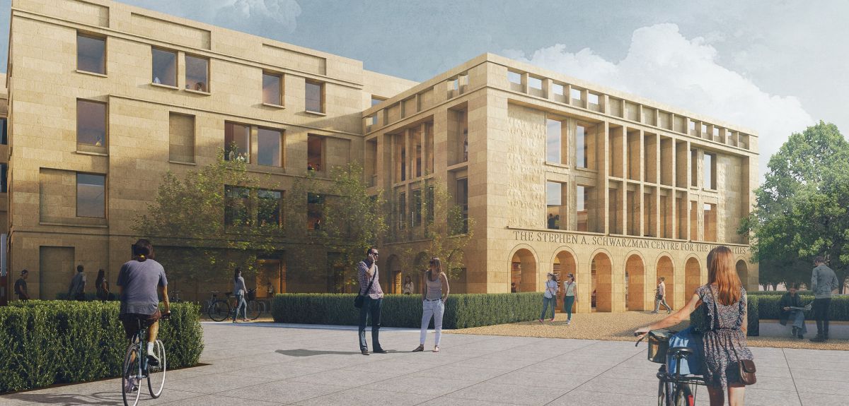 Chance to see proposed new Stephen A. Schwarzman Centre for the Humanities