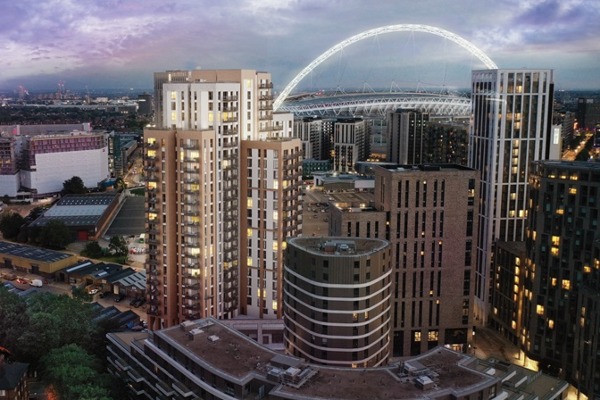 Wembley Park regen works for Barratt Homes