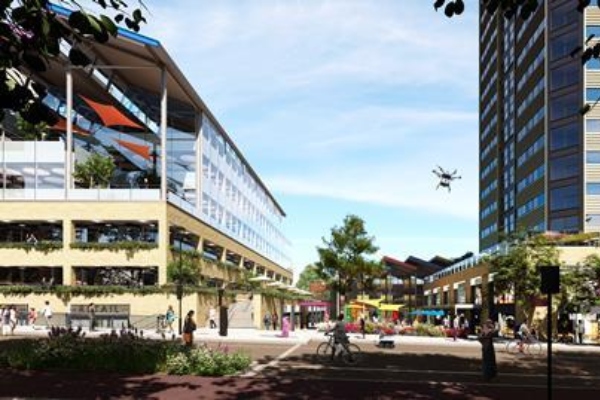 First Base and Patron Capital submit plans for 185,000 of mixed use in MK