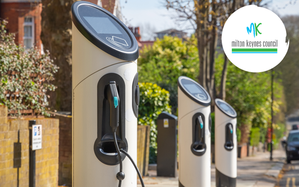 Hundreds of electric car charging points planned for Milton Keynes