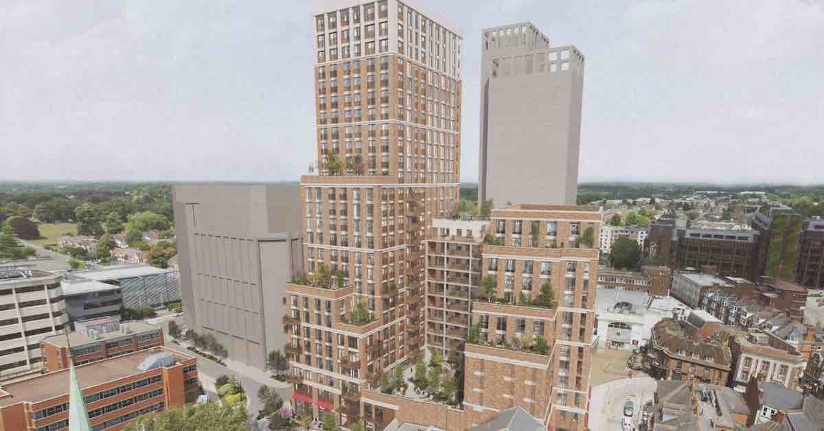 High rise Woking scheme resubmitted after refusal