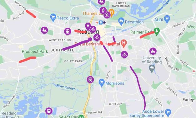 Blitz of new bus lanes in Reading