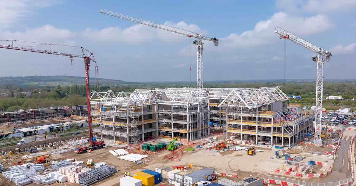 Topping out held at Oxford North phase one