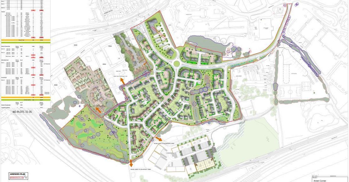 300 homes proposed for Amen Corner, Bracknell