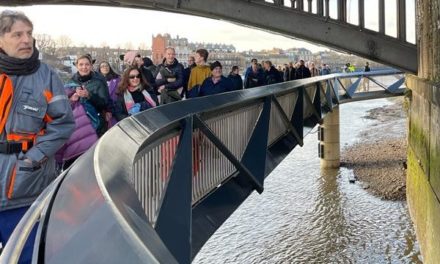 Dukes Meadow footbridge opens in Chiswick