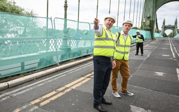 Hammersmith Bridge works commence for £21m less than estimated