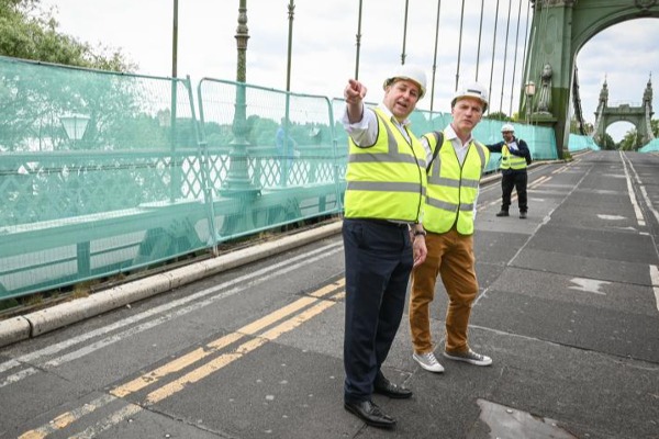 Hammersmith Bridge works commence for £21m less than estimated