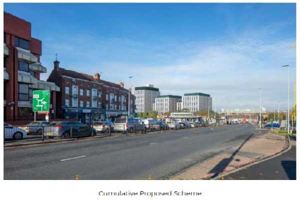 Audacious Towers on Hangar Lane Gyratory extended