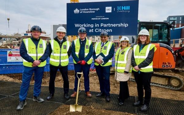 The Hill Group and L&Q break ground at the Citroen site