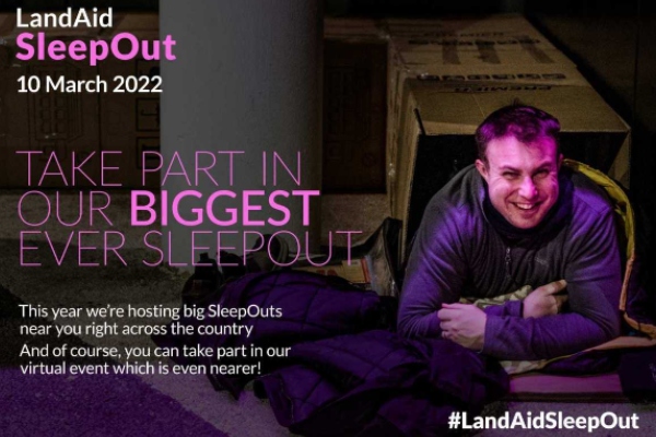 LandAid: SleepOut to end homelessness