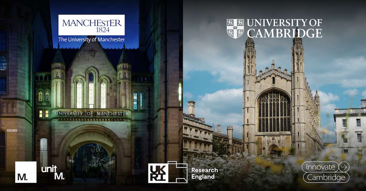 £4.8m grant to help Cambridge University partner with Manchester