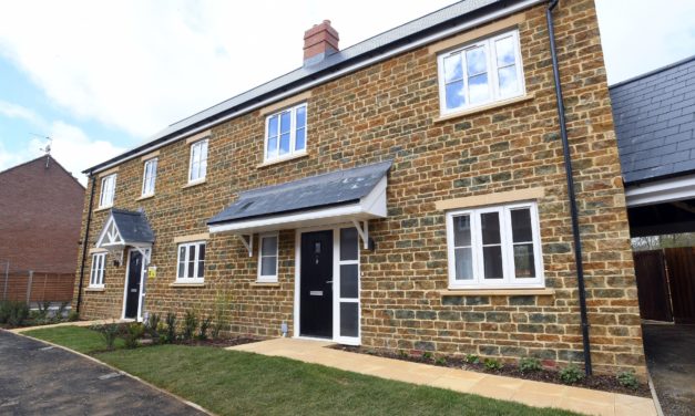 Eco-efficient affordable homes reach completion in Milcombe, Oxfordshire