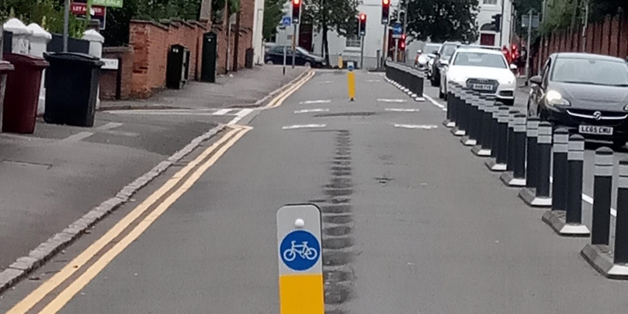 Cycle lane made permanent – and it may go further