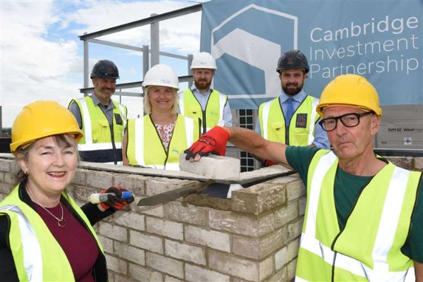 Topping out ceremony held for The Meadows and Buchan Street developments