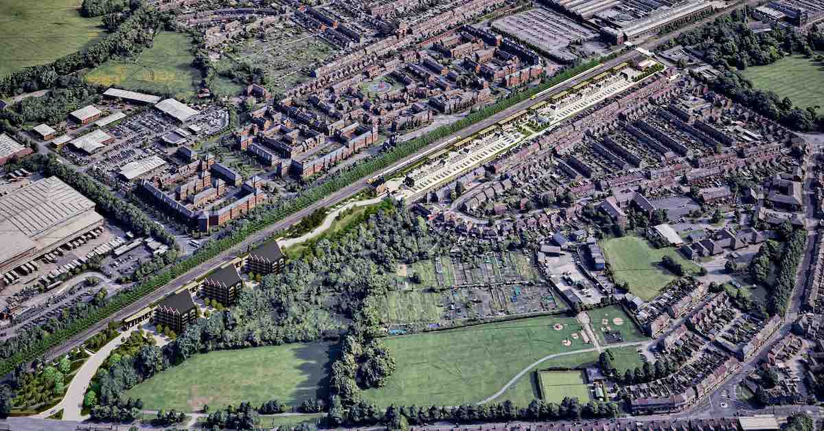 Railway sidings to be redeveloped for 262 homes