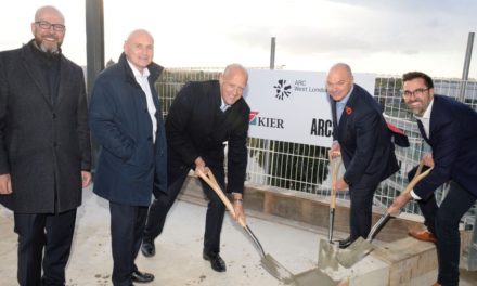 Topping out completed by ARC and Keir at the Refinery, Hammersmith