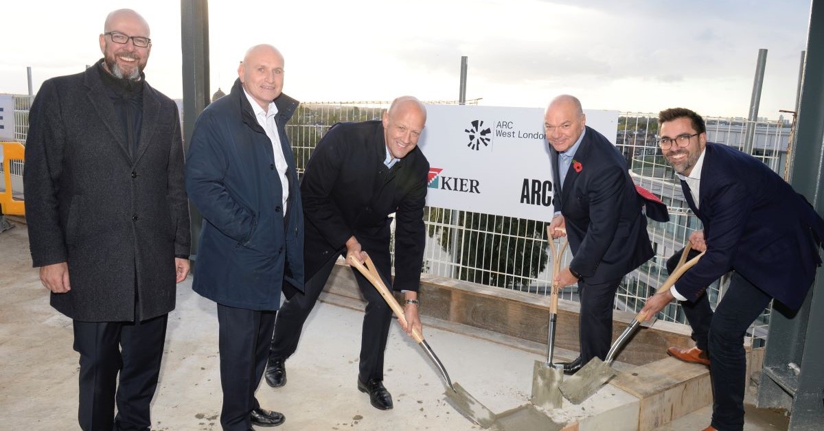 Topping out completed by ARC and Keir at the Refinery, Hammersmith