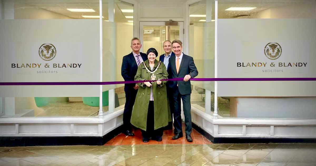 Mayor and council leader launch Blandy’s Wokingham office