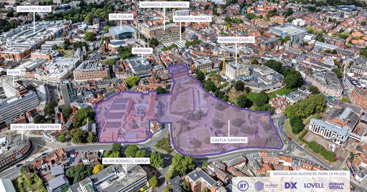 Castle Quarter scheme up for sale with Savills