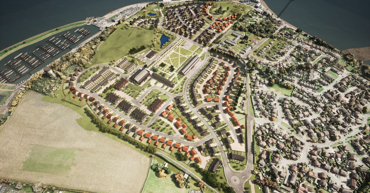 Wavensmere Homes resubmits £130m HMS Ganges redevelopment plans