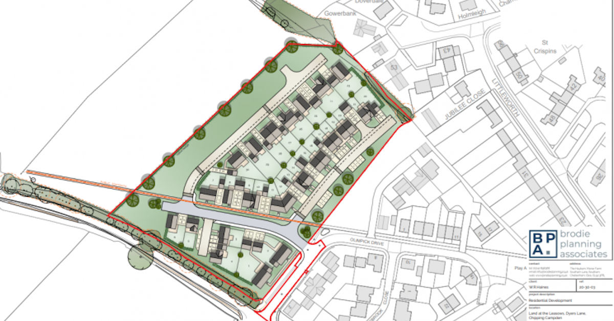 Plans for 30 homes in Chipping Campden submitted
