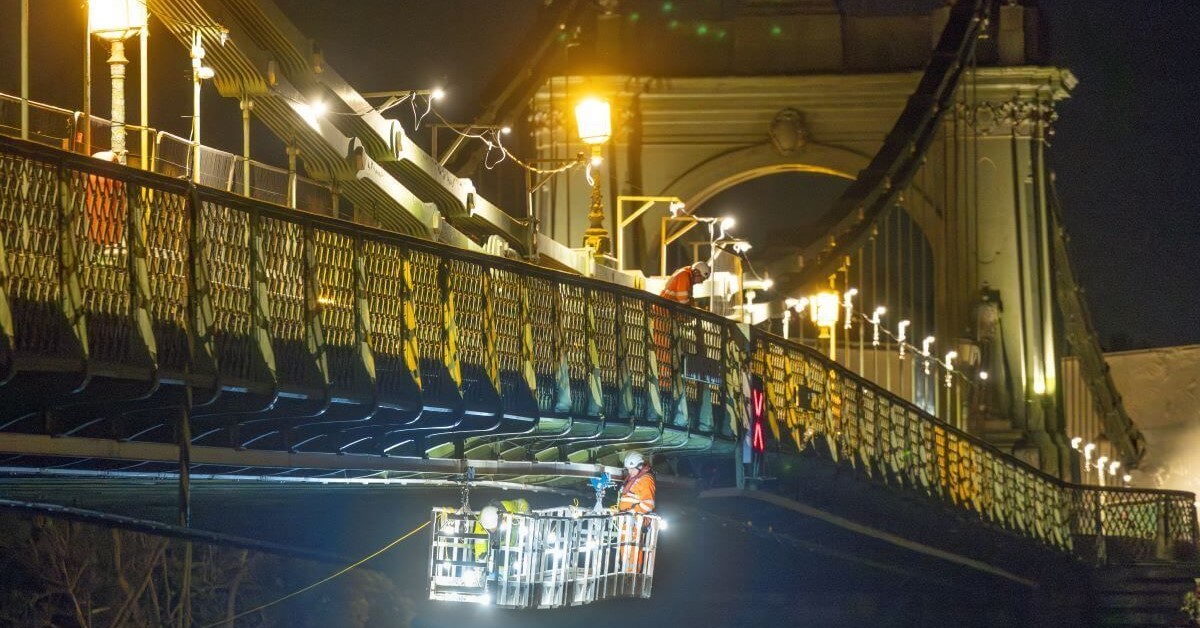 Hammersmith Bridge stabilisation starts May 28