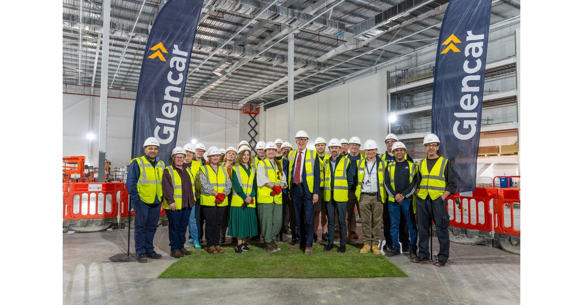 Ceremonial slab pour held for Glencar facility in Swindon