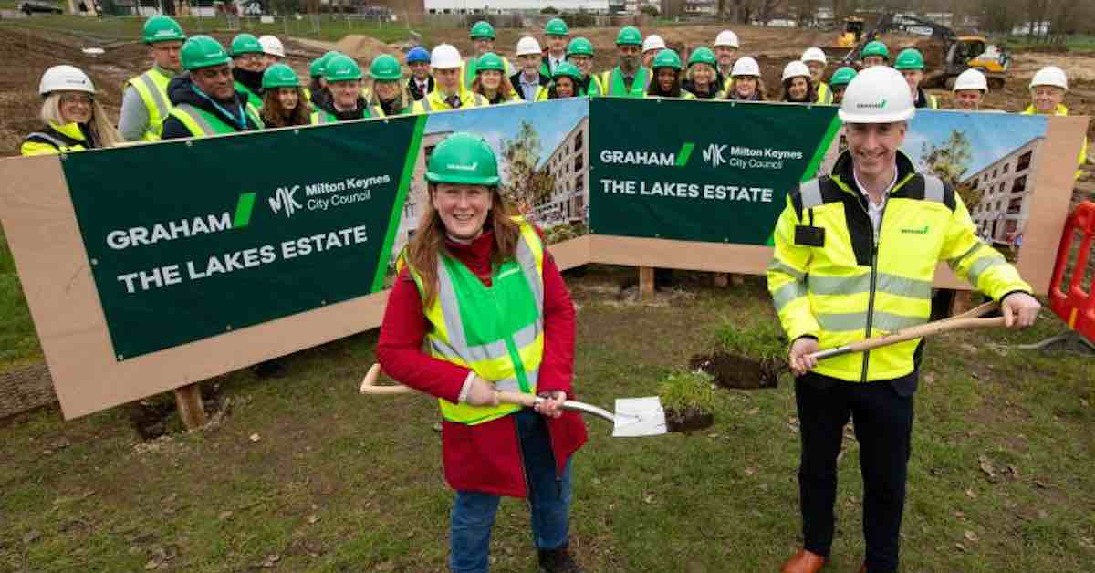 Work starts on regeneration of Lakes Estate, Bletchley