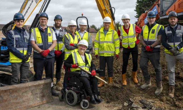 Groundbreaking kicks off work on 70 low-carbon homes