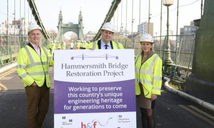 Hammersmith Bridge restoration commences