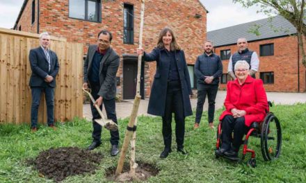 Sustainable council homes celebrated at launch