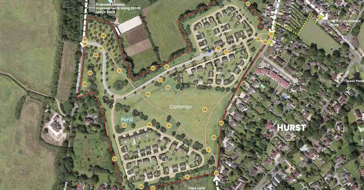 99 homes planned for Berkshire village