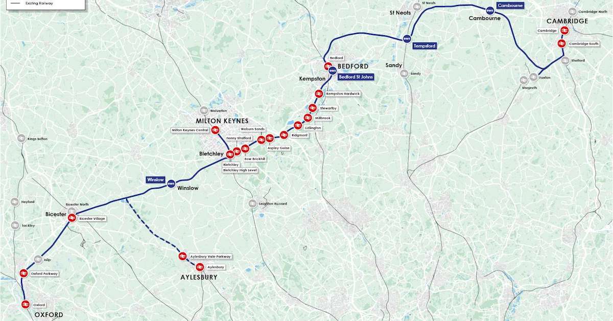 Latest proposals for East West Rail unveiled