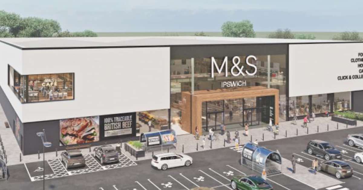 M&S plans 60,000 sq ft store in Ipswich